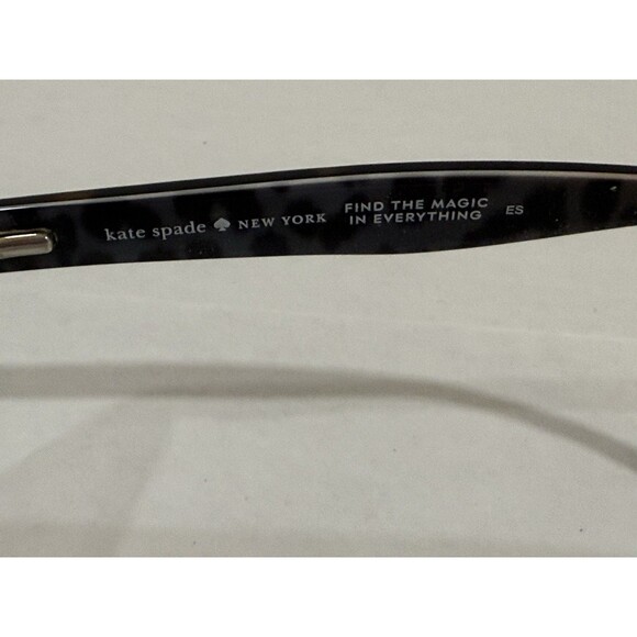 KATE SPADE NEW YORK ALAYSHA 086 DARK HAVANA AUTHENTIC EYEGLASSES W/CASE - Picture 6 of 16